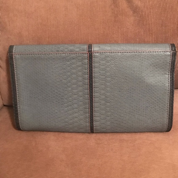 Rachel Roy Grey Python Clutch bag - Picture 2 of 6